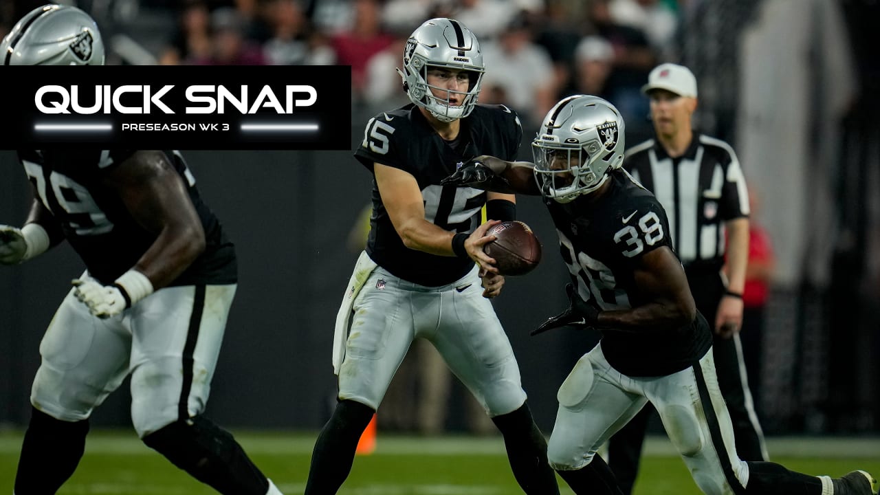 Raiders Go Undefeated in the Preseason! Top Plays vs. Patriots