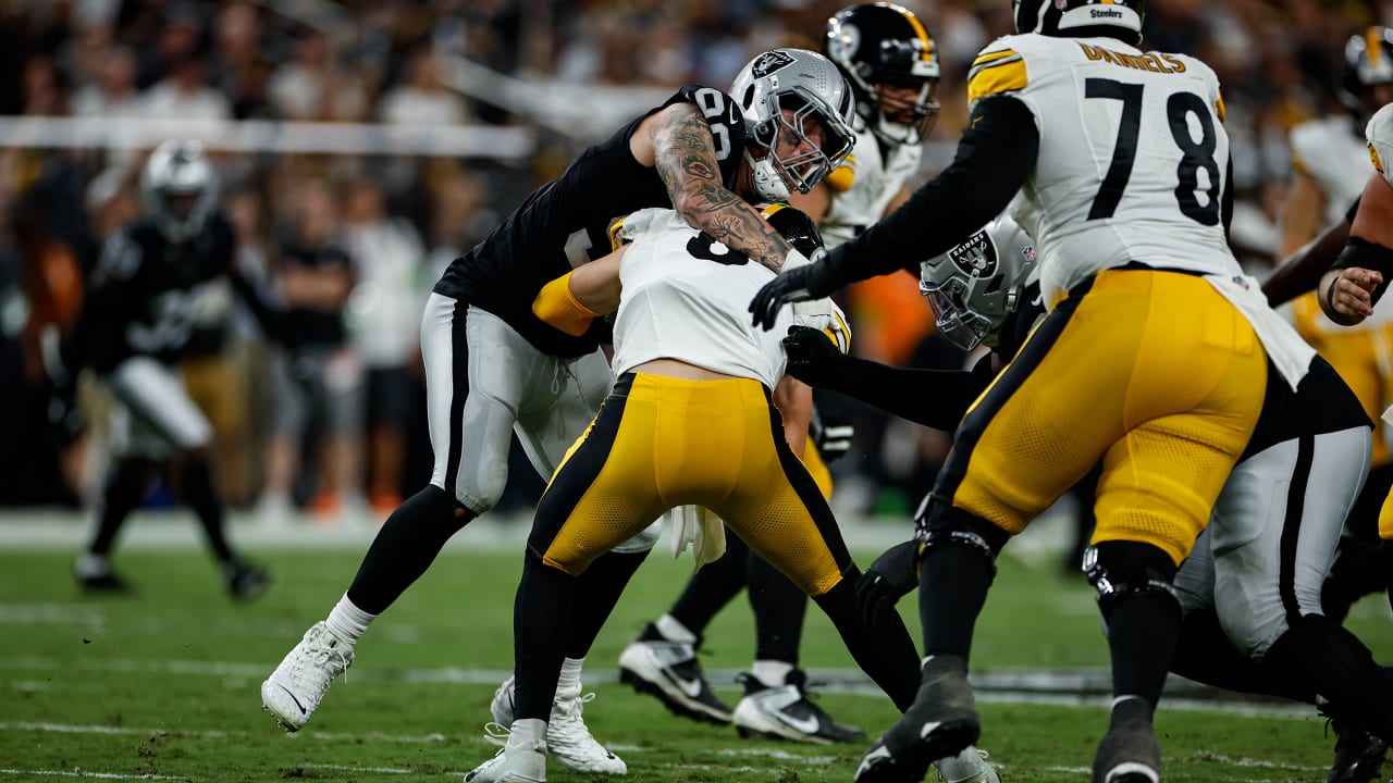 Raiders 2023 Week 3 Highlights vs. Steelers  Maxx Crosby sacks Steelers QB Kenny  Pickett