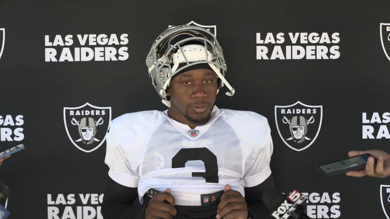 Defensive end Maxx Crosby's sound on the field from joint practice with the  Los Angeles Rams prior to the Raiders' Preseason Week 2 matchup