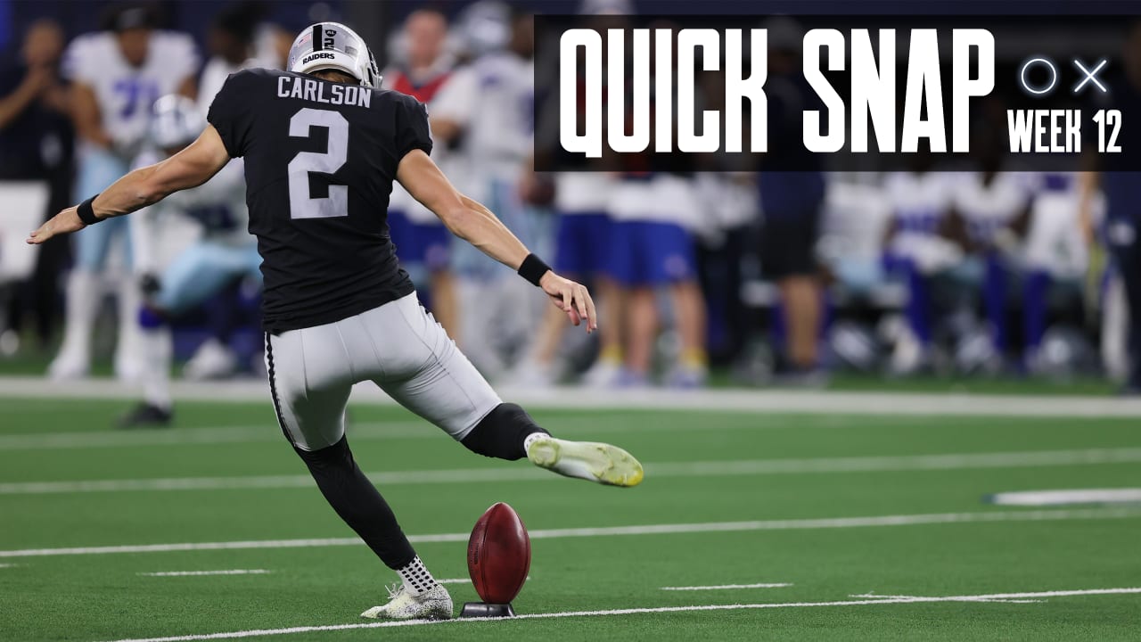 Raiders beat Cowboys 36-33 in OT on field goal after penalty