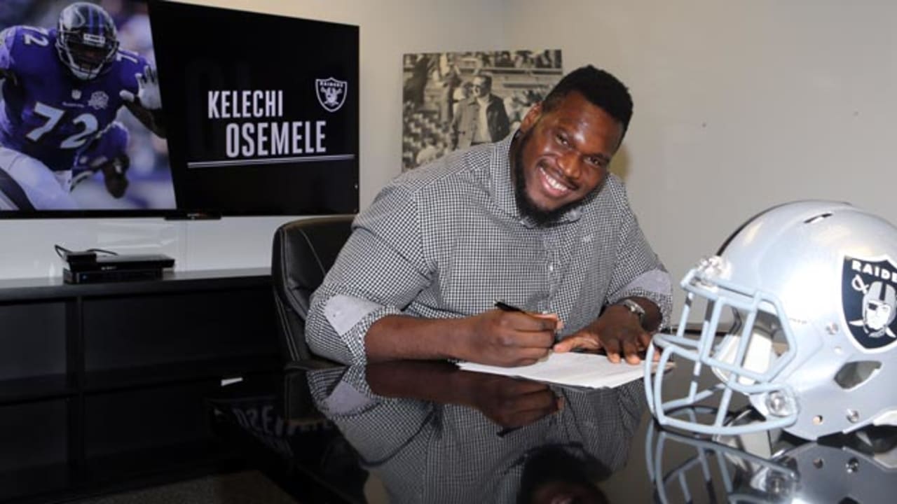 Oakland Raiders Sign Free Agent Offensive Lineman Kelechi Osemele