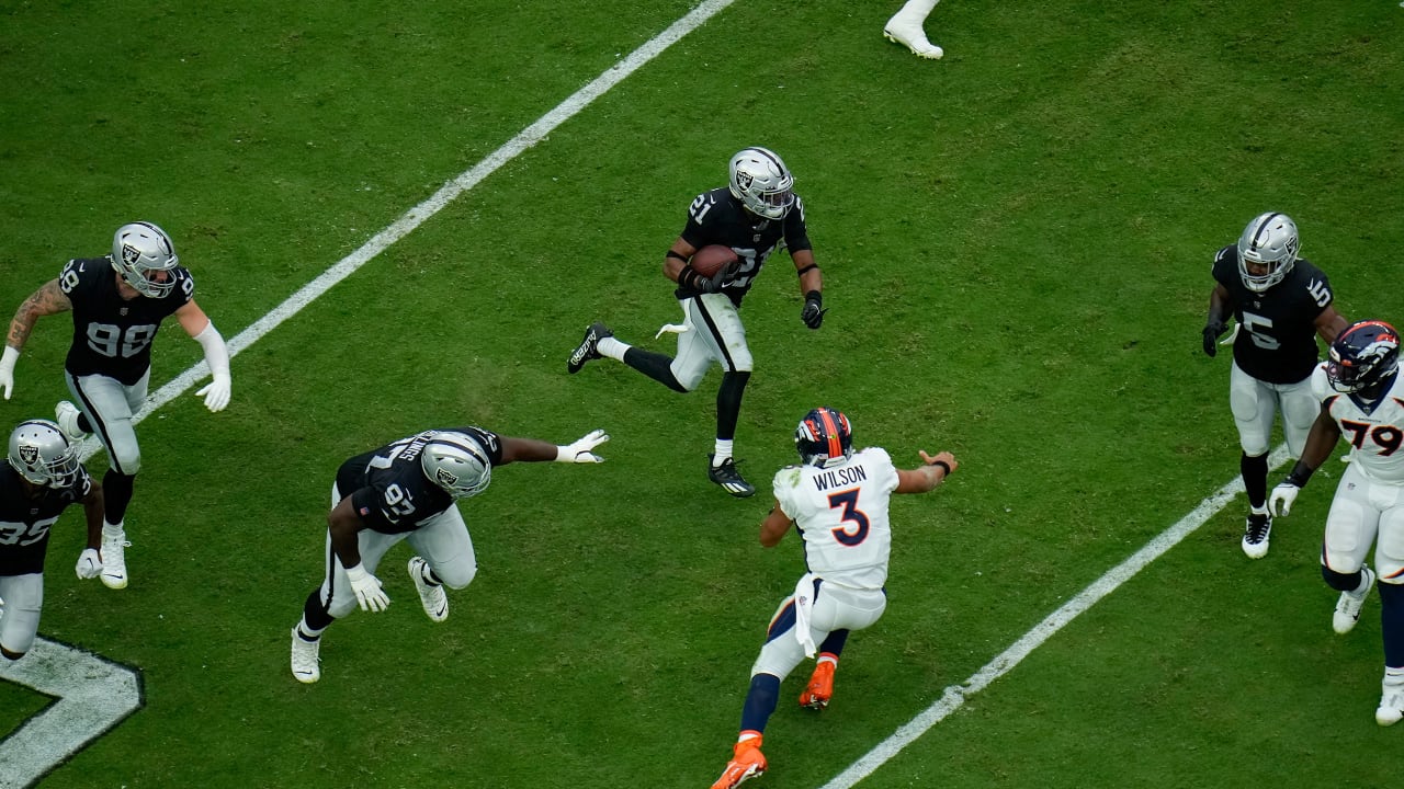 Denver Broncos fumble game away against Las Vegas Raiders