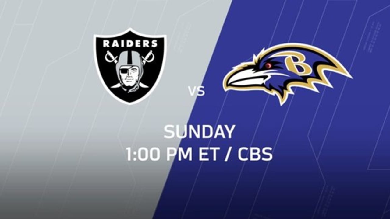 Game Preview Raiders vs. Ravens