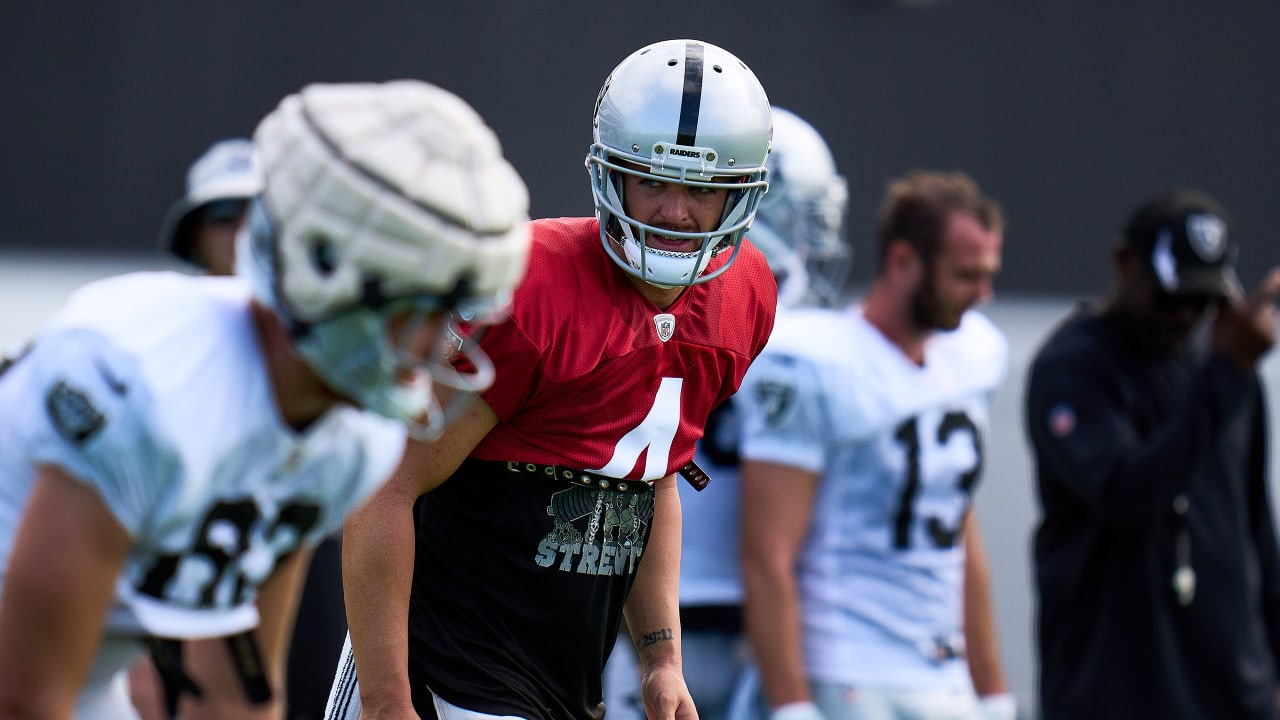 Derek Carr mic'd up at 2022 Training Camp: 'My pink jersey has gone the way  of the white buffalo'