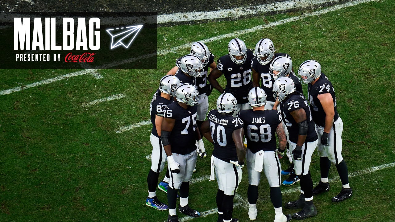 Raiders long snapper Carson Tinker (46) looks on during practice