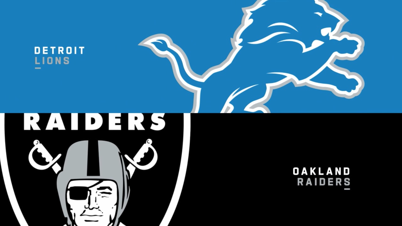 Highlights: Raiders vs. Lions - Week 9