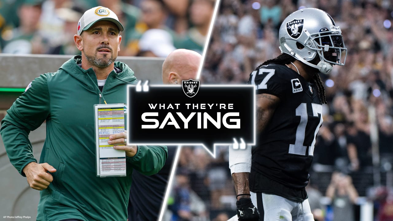 Raiders-Steelers Sunday Night Football: What they're saying - Silver And  Black Pride