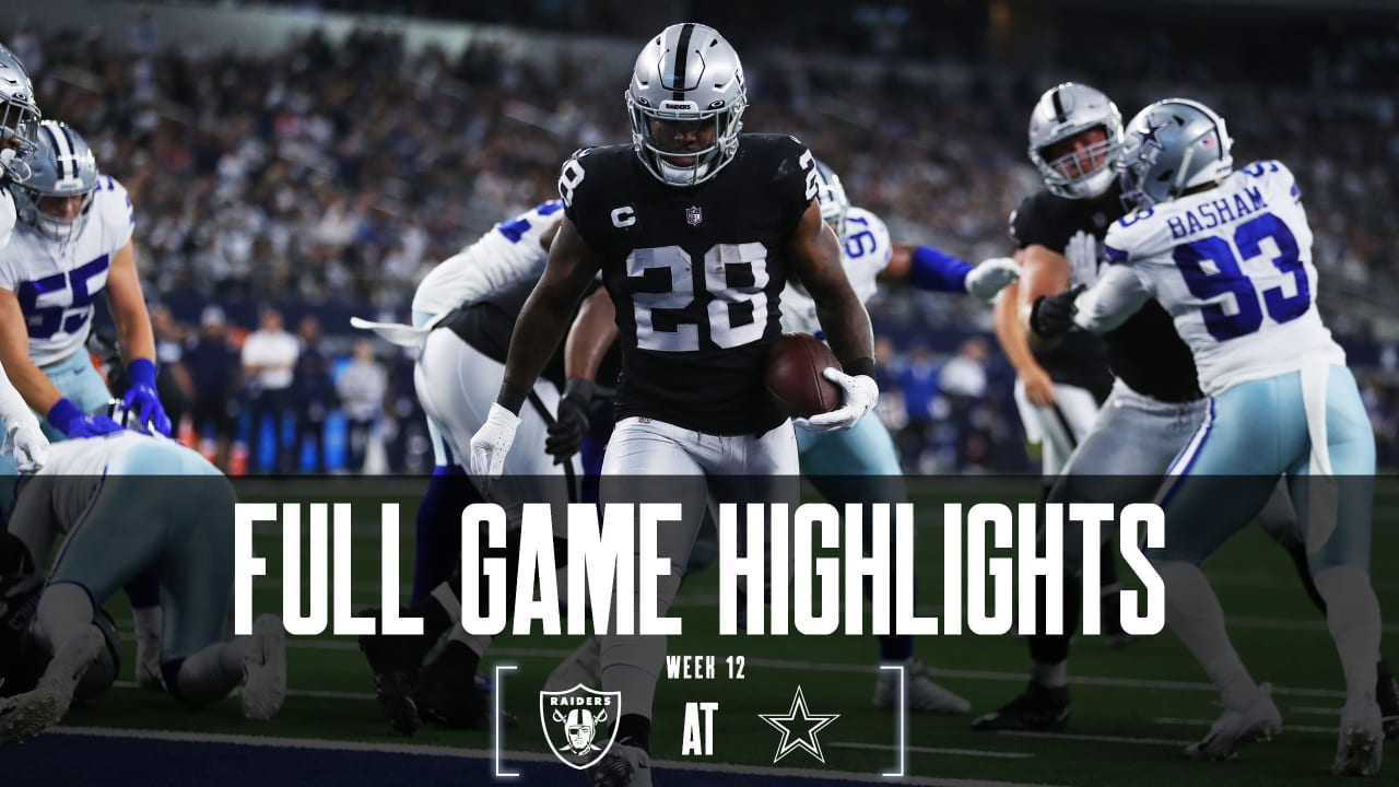 Cowboys vs. Raiders Live Streaming Scoreboard, Play-By-Play, Highlights,  Stats