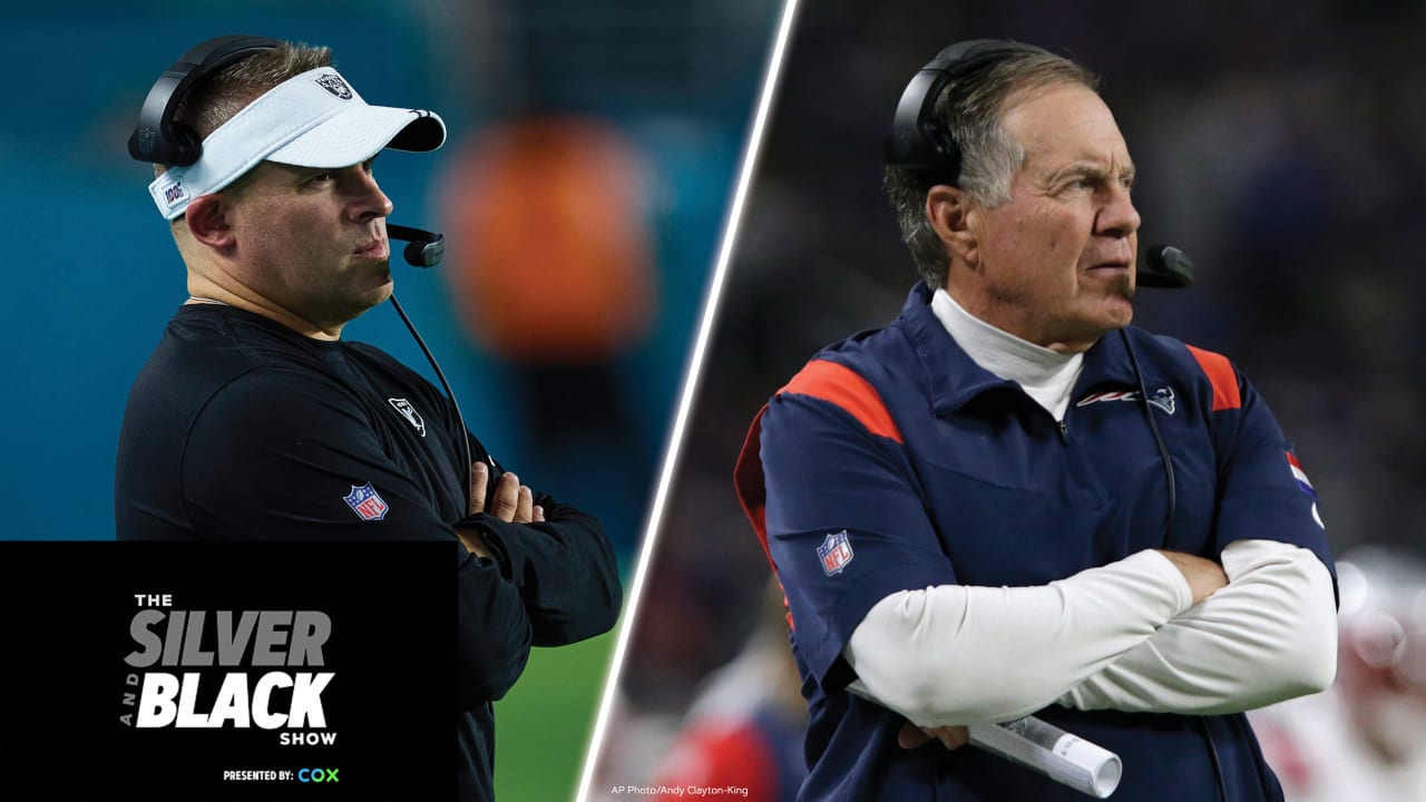 Las Vegas Raiders head coach Josh McDaniels watches replay during the first  half of an NFL football game against the Los Angeles Chargers, Sunday, Dec.  4, 2022, in Las Vegas. (AP Photo/Rick