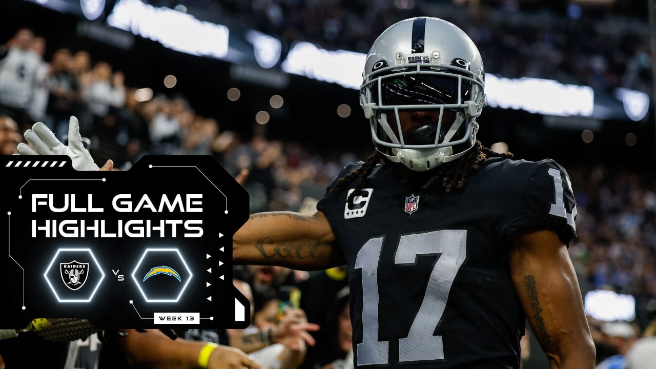 Full Game Highlights: Raiders vs. Chargers - Week 13
