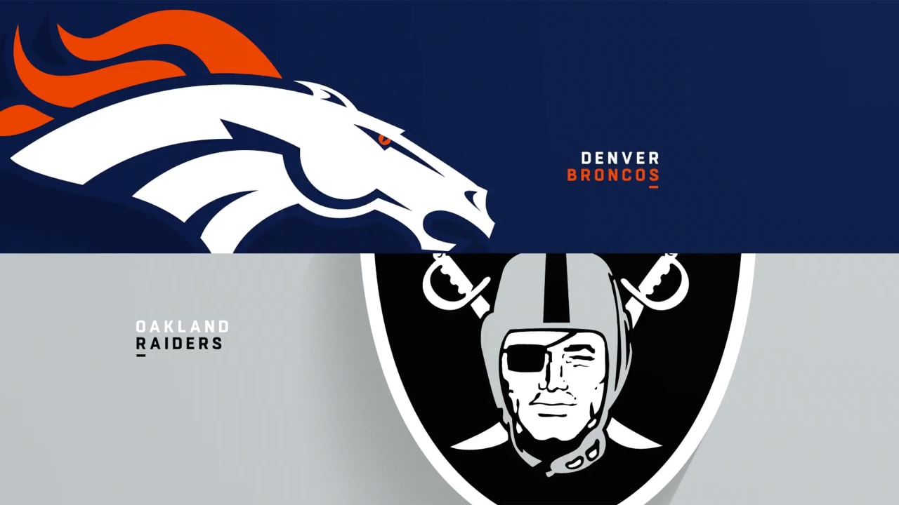 raiders and broncos tickets