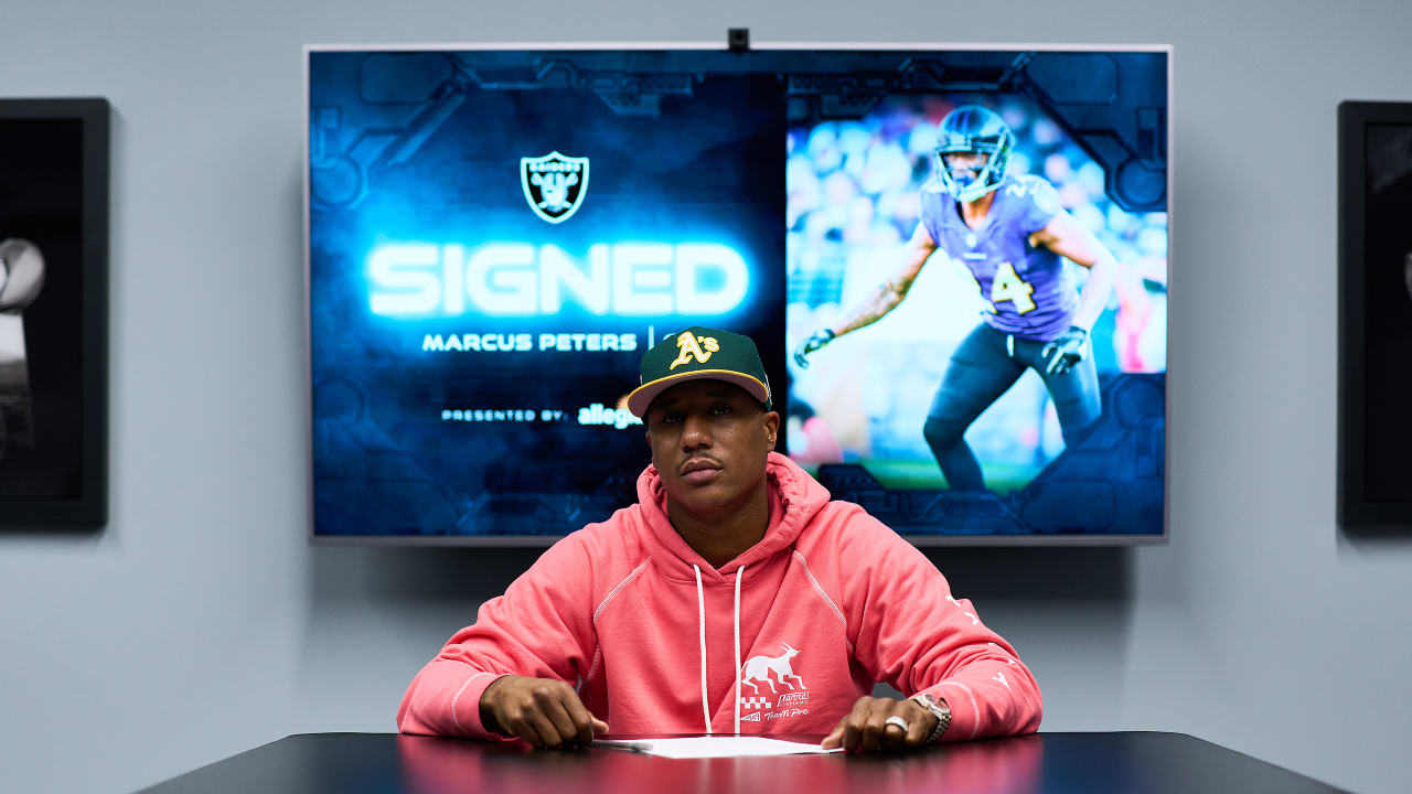 Las Vegas Raiders sign cornerback Marcus Peters 'to a one-year