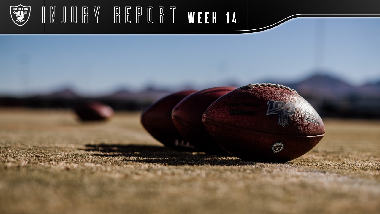 Las Vegas Raiders Week 14 Injury Report: Abram & Jacobs ...