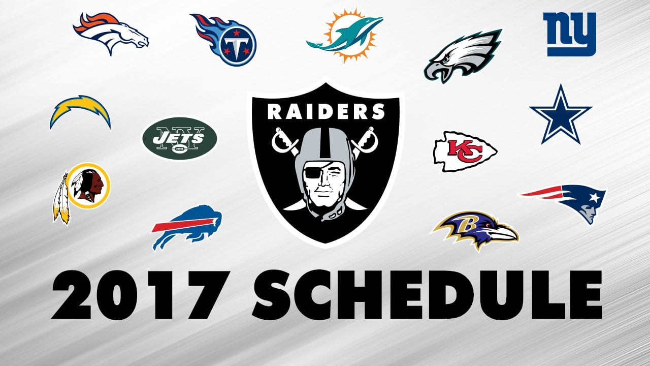 Raiders 2017 Schedule Announcement