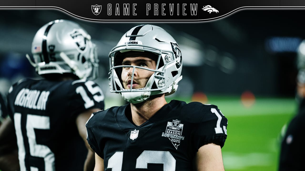 Game Preview Raiders travel to Denver for the final game of 2020