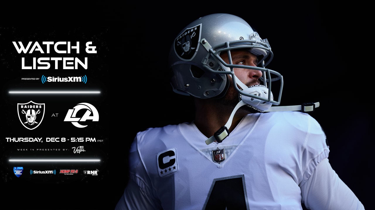 Las Vegas Raiders - Los Angeles Rams: Game time, TV channel and