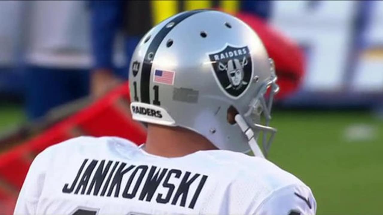 Raiders' kicker Sebastian Janikowski looks to improve (w/video)