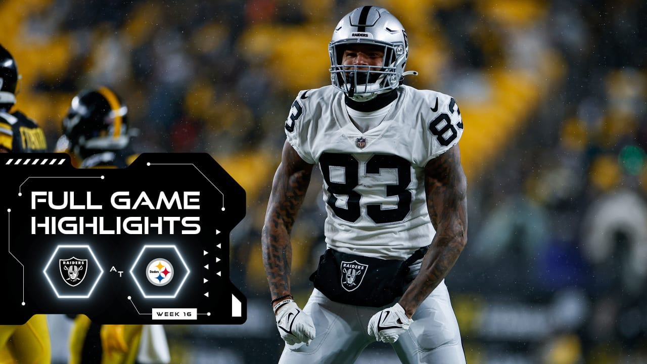 Full Game Highlights Raiders vs. Steelers Week 16