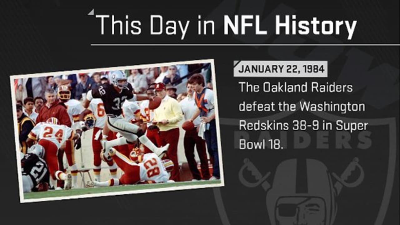 Raiders win Super Bowl 18 I This Day in NFL History