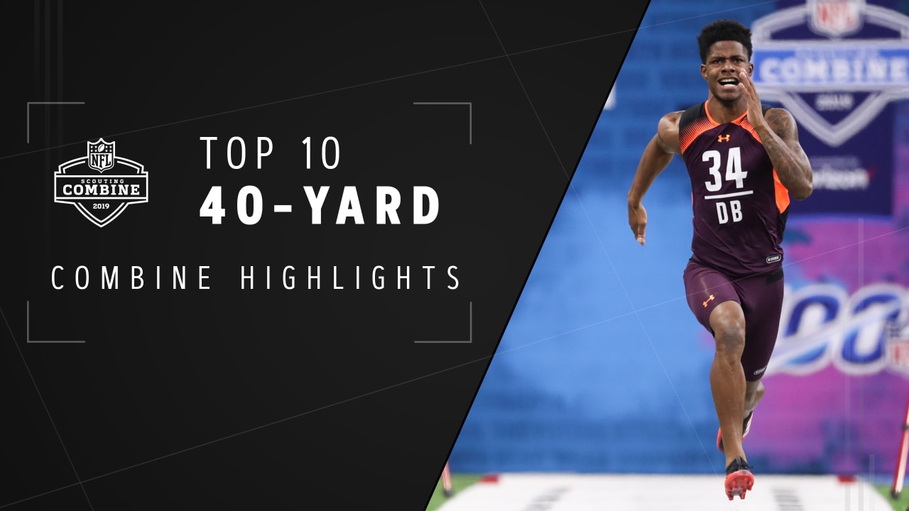 Top 10 Fastest 40 Yard Dashes At 2019 Nfl Combine