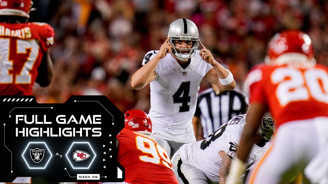 Full Game Highlights: Raiders vs. Chiefs - Week 5