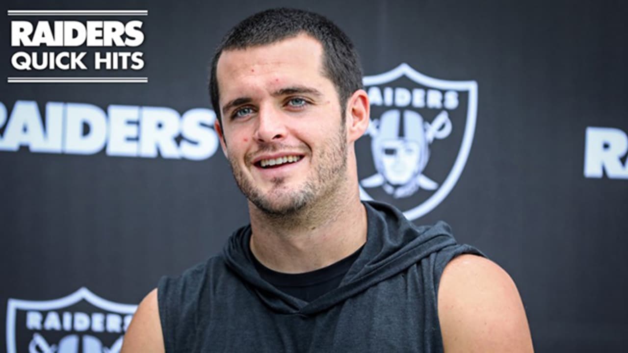 Quarterback Derek Carr: "We Have To Be More Efficient"