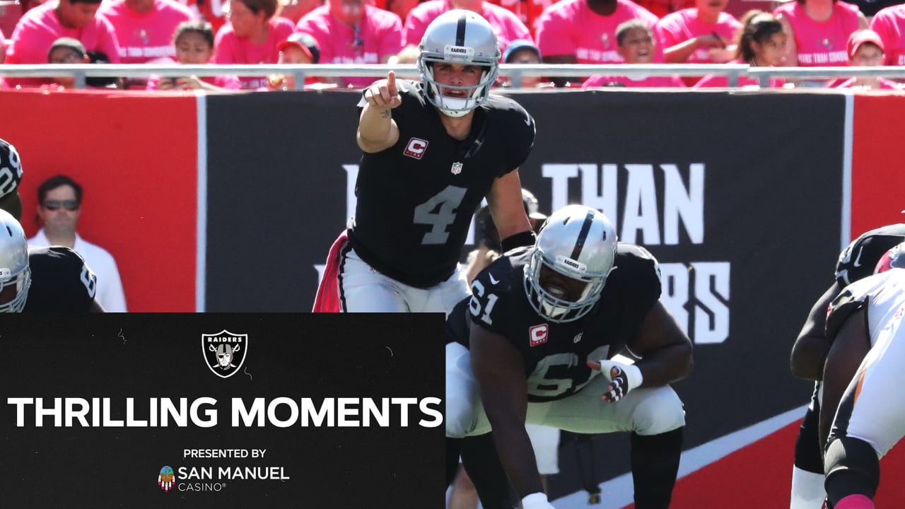 Derek Carr Highlights vs. Buccaneers