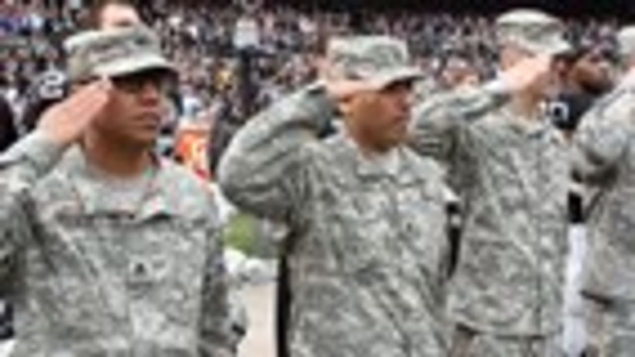 NFL teams, players honor military on Veterans Day