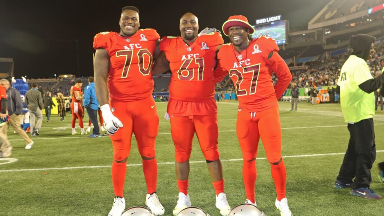 Oakland Raiders At The Pro Bowl Game Action