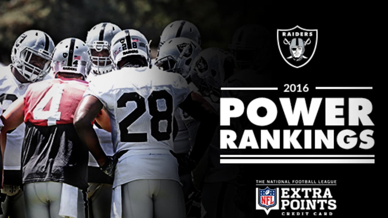 Oakland Raiders Power Rankings Week 16