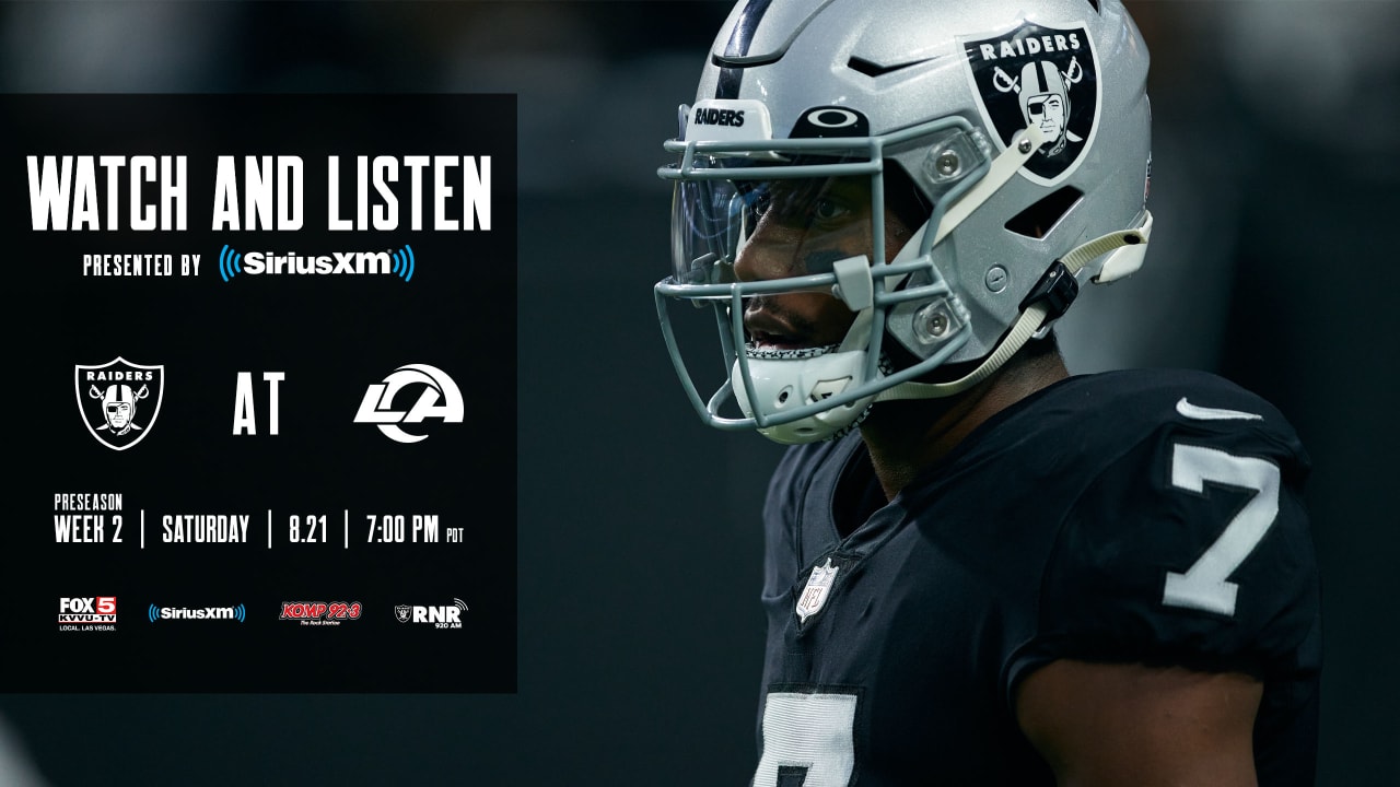 Raiders-Rams preseason: 5 things to watch Saturday night - Silver And Black  Pride