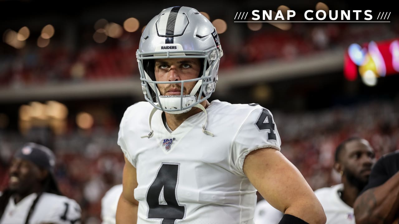 Thoughts on Raiders' week 1 offensive snap counts - Silver And