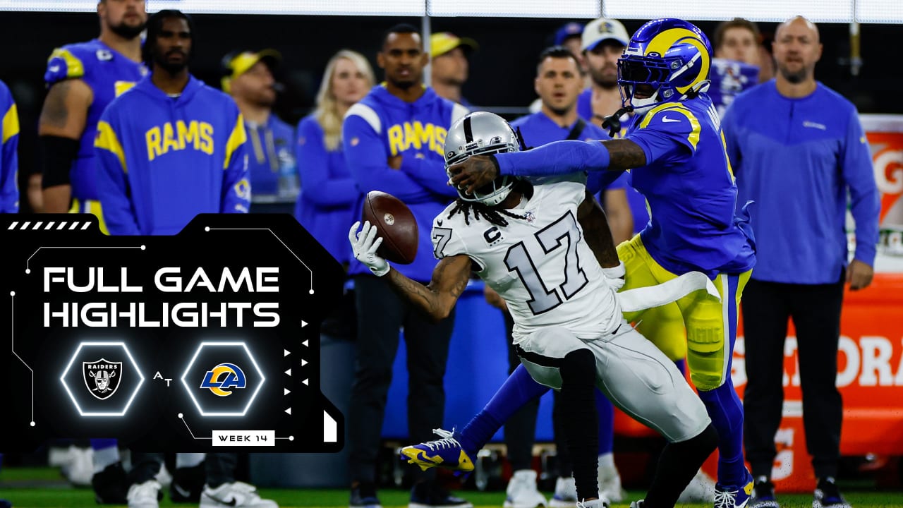 Full Game Highlights: Raiders vs. Rams - Week 14