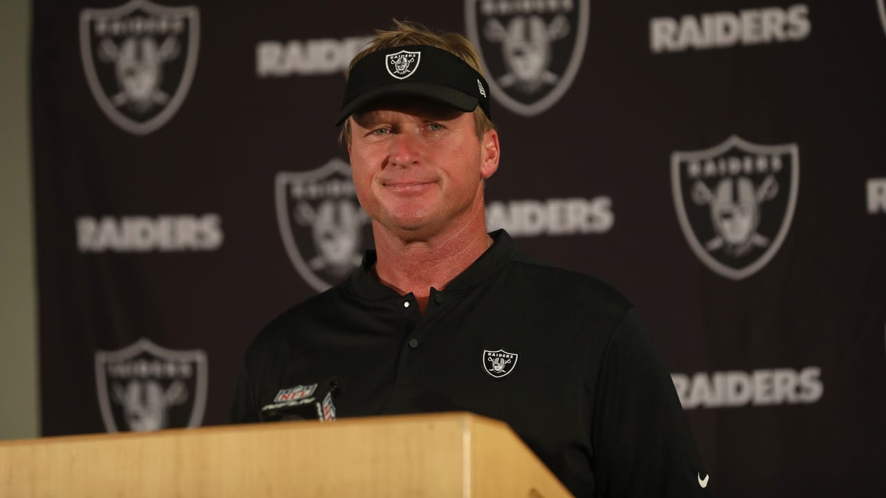 Jon Gruden Raiders: Five Ridiculous Moments From Raiders Press Conference -  Sports Illustrated