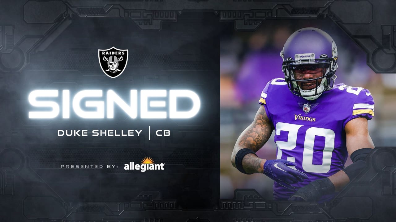 Raiders sign CB Duke Shelley