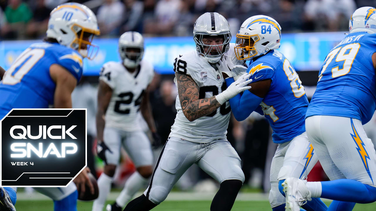 Aidan O'Connell makes NFL debut for Raiders in Week 4, but