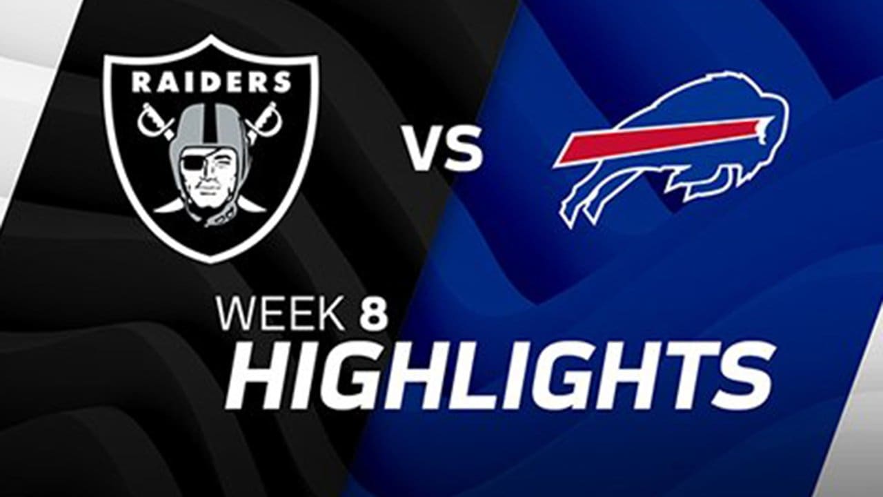 Highlights: Raiders At Bills - Week 8