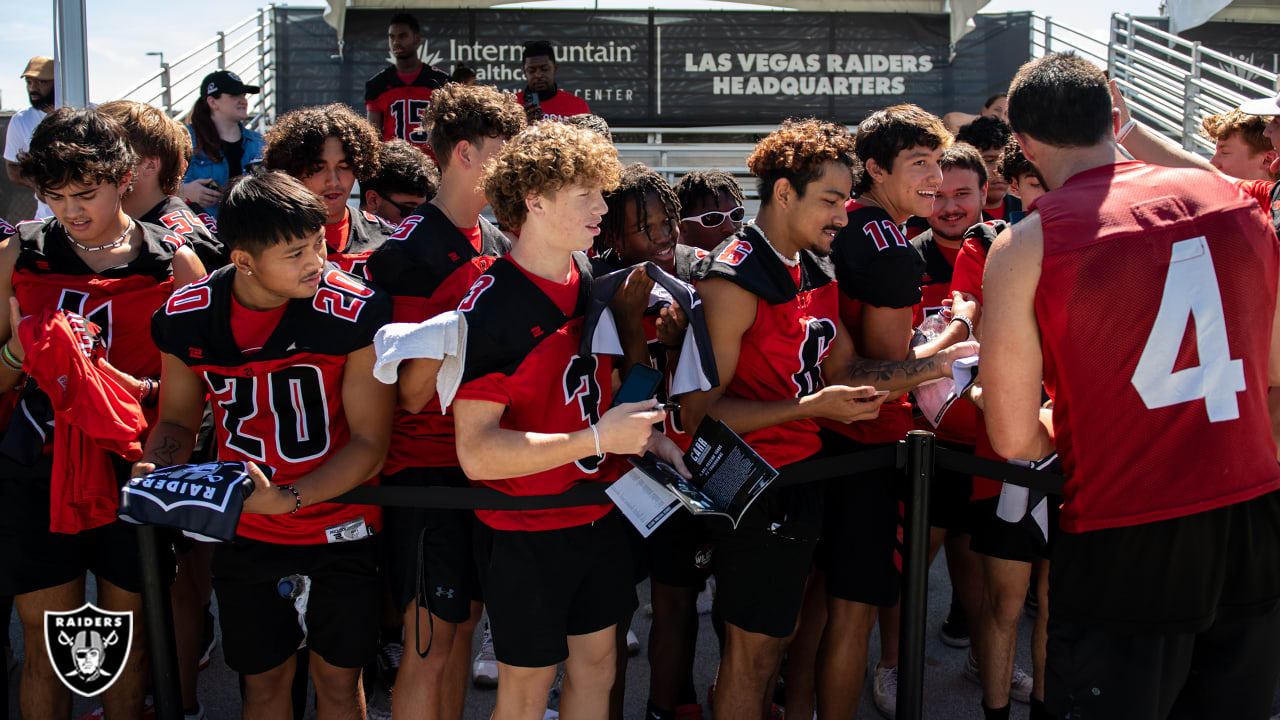 Las Vegas Raiders hosts junior training camp