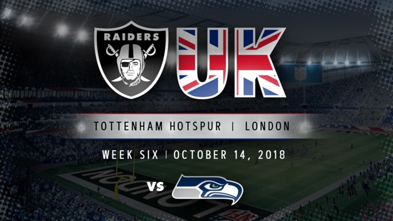 2019 NFL schedule release: Raiders take another shot at Tottenham Hotspur  Stadium in London for October 6 matchup with Bears - Silver And Black Pride