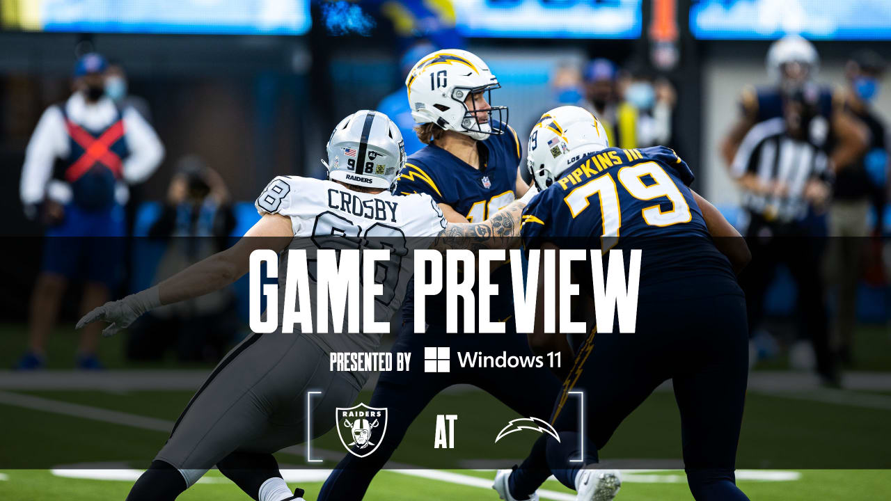 Game Preview: Las Vegas Raiders head to Los Angeles to take on the