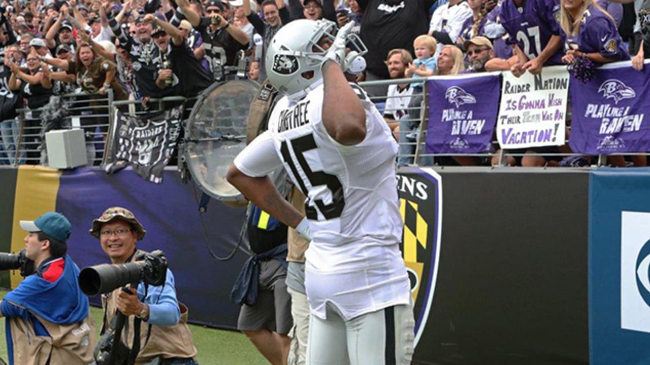 Derek Carr Hits Seth Roberts for Game-Winning TD, Ravens vs. Raiders