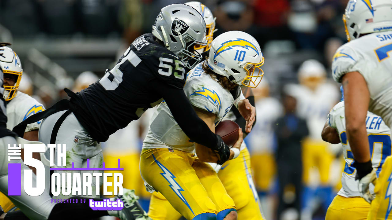 3 Takeaways from Raiders' Week 13 Win vs. Chargers