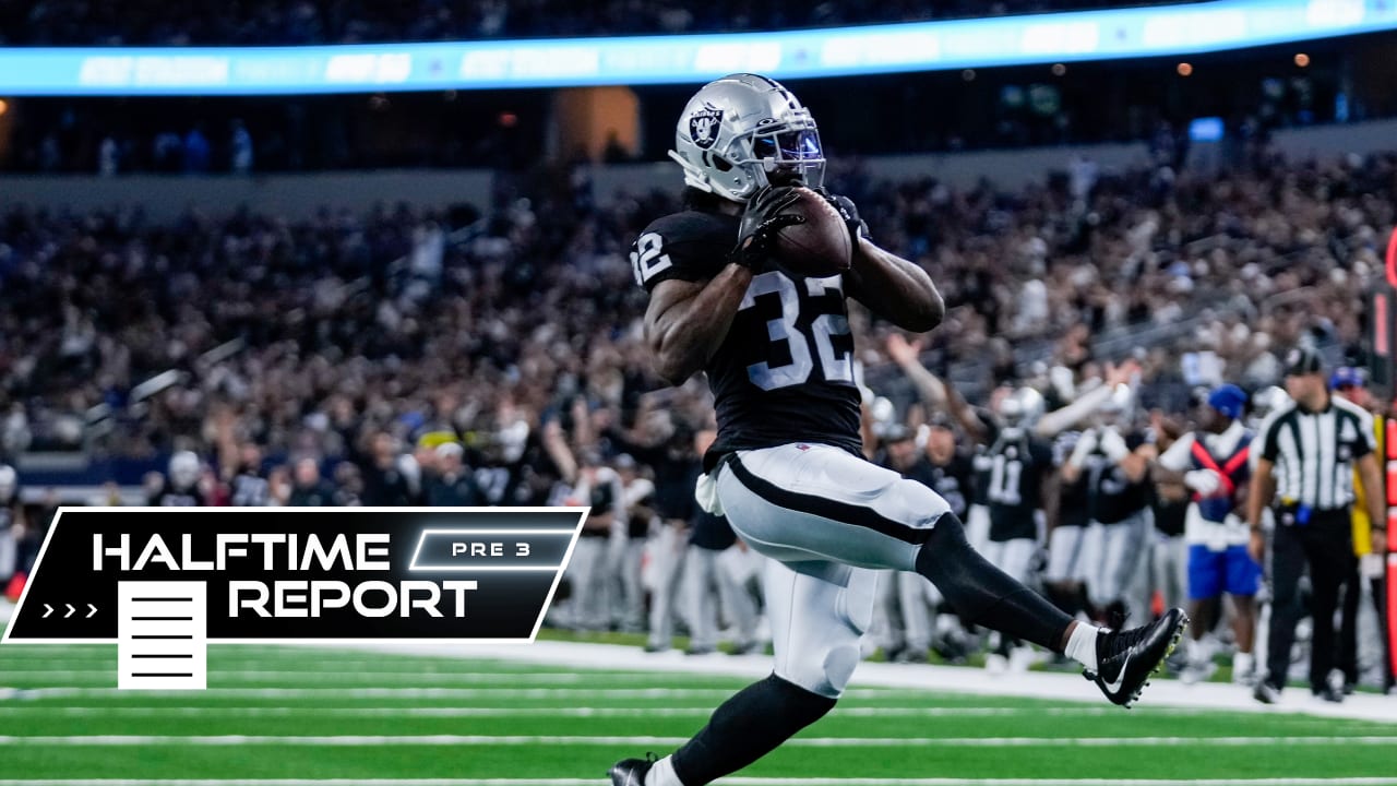 Halftime Report: Raiders fall behind early against Cowboys