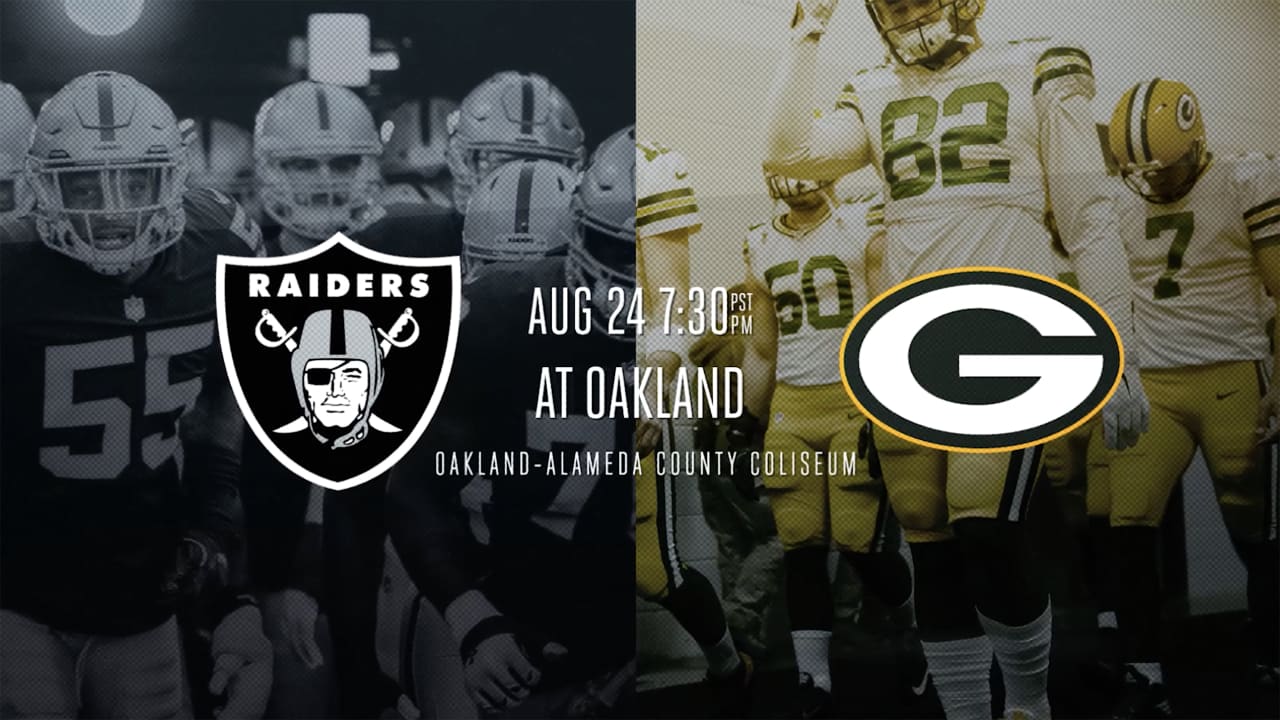 Raiders vs Packers preseason week 3: Game time, TV schedule