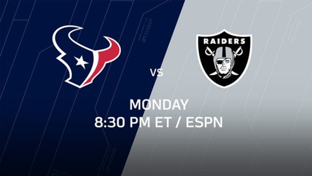 Week 11 Game Preview: Texans vs. Raiders