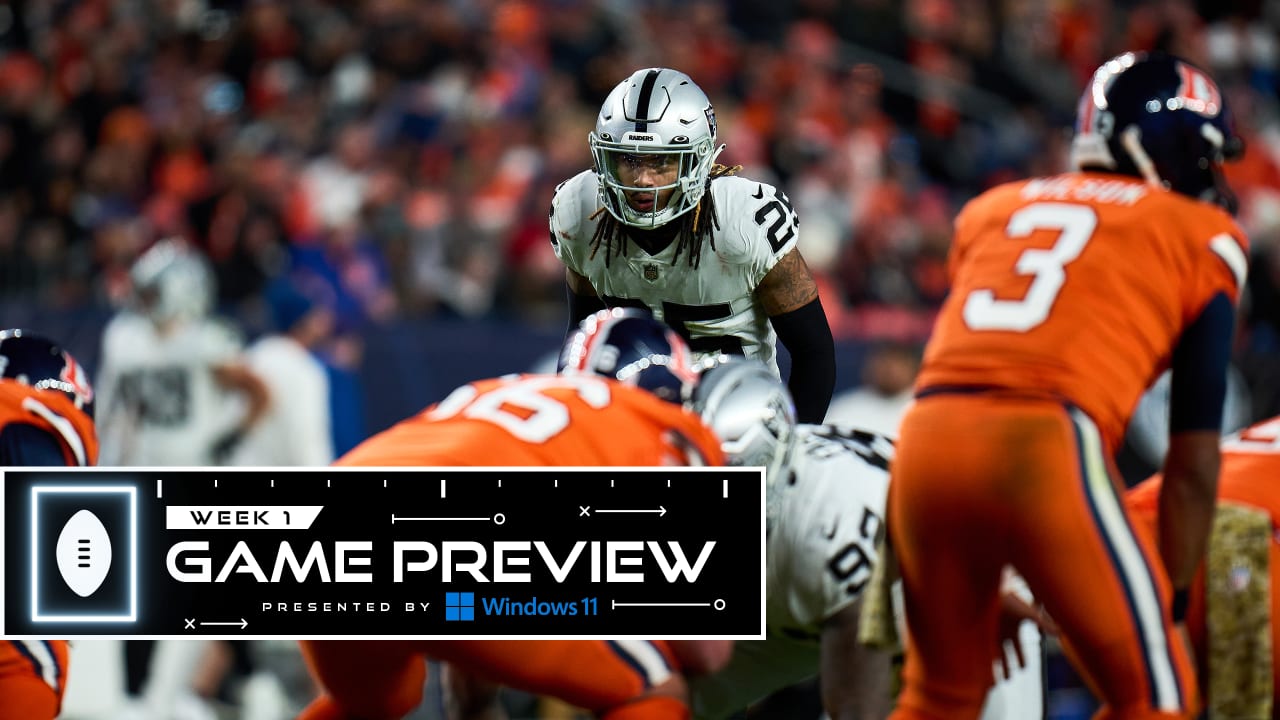 Raiders Week 1 Game Preview vs. Denver Broncos