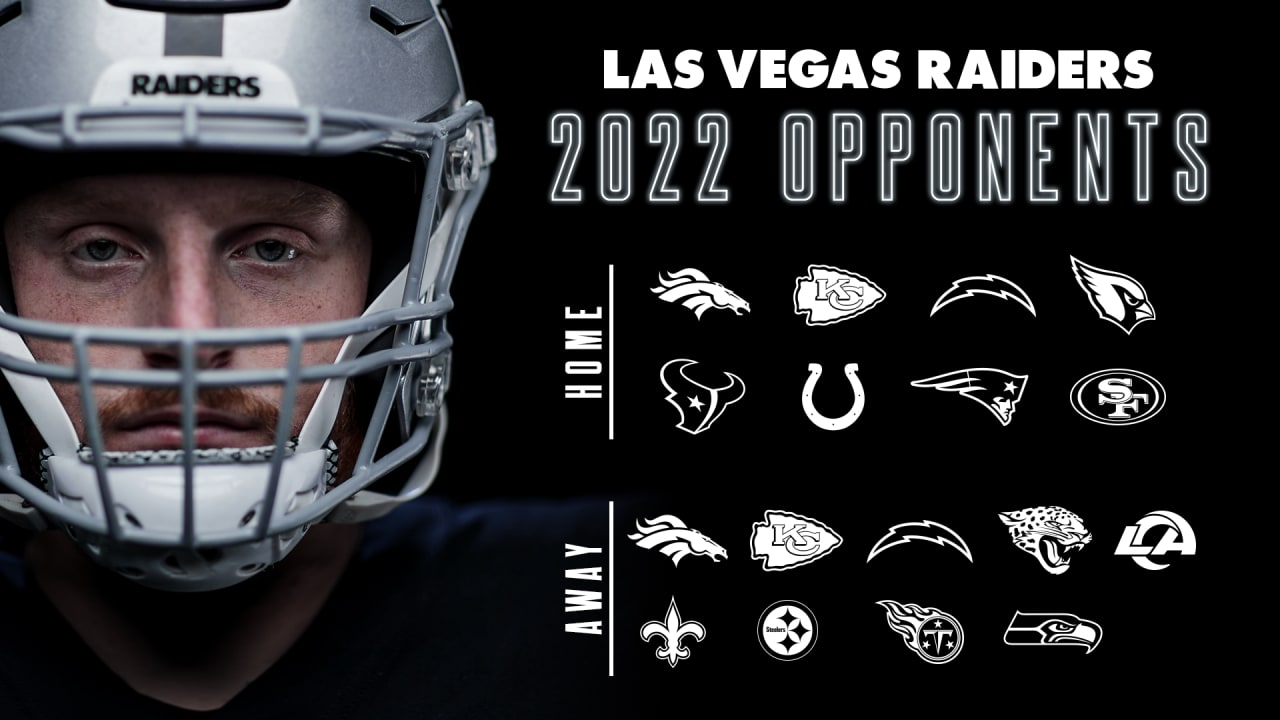 Raiders opponents for 2022 regular season revealed