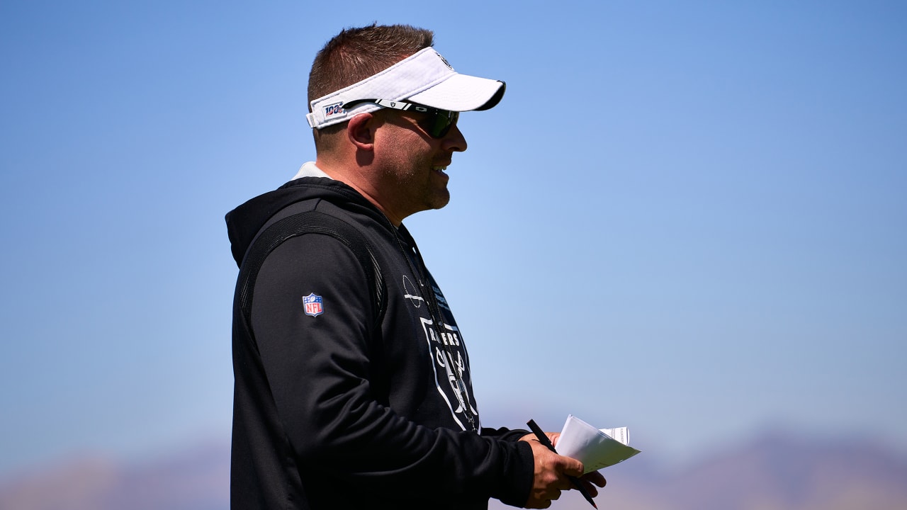 Las Vegas Raiders' Josh McDaniels speaks after OTA - Sports