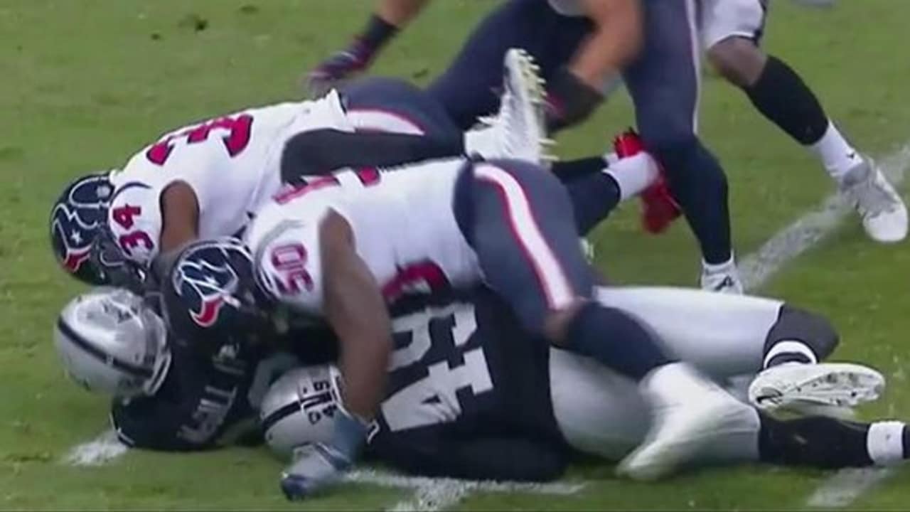 Texans Tyler Ervin Muffs Kickoff Raiders Recover, Texans vs. Raiders