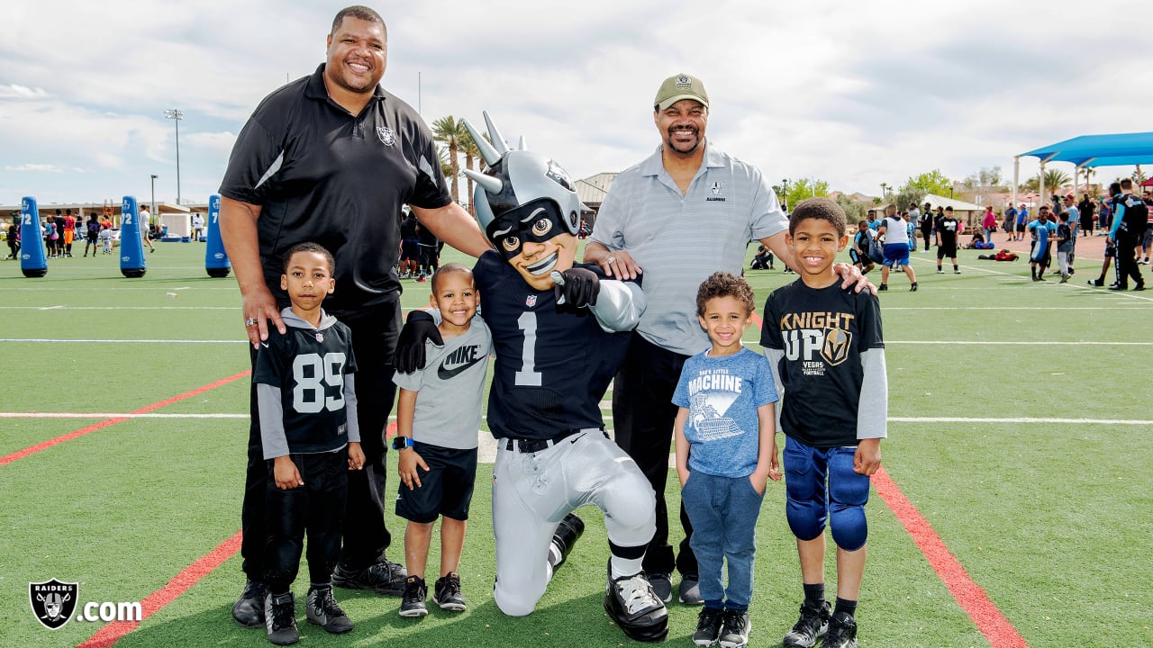 Photos: Raiders and the Raiderettes support Las Vegas youth football  championship